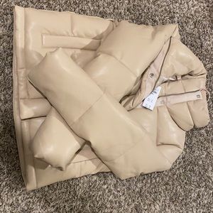 Vegan leather jacket